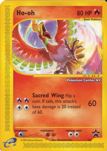 Ho-oh [Pokemon Center NY], WoTC Promo 52/53