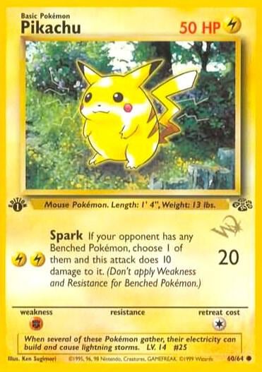 Pikachu [W Stamped], WoTC Promo 60/64