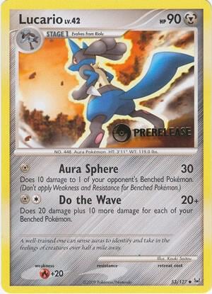 Lucario - 53/127 (Prerelease), Diamond and Pearl Promos 53/127