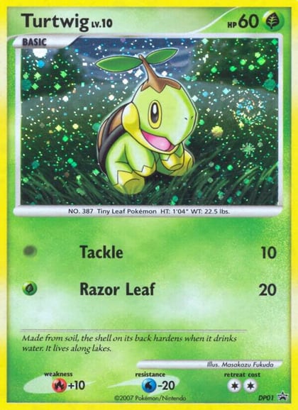 Turtwig - DP01, Diamond and Pearl Promos DP01