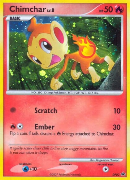 Chimchar - DP02, Diamond and Pearl Promos DP02