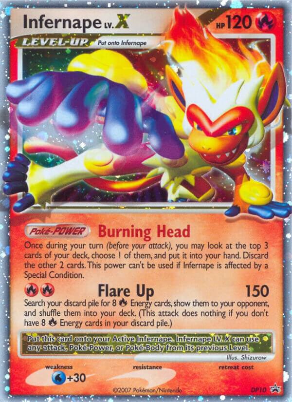 Infernape LV.X - DP10, Diamond and Pearl Promos DP10
