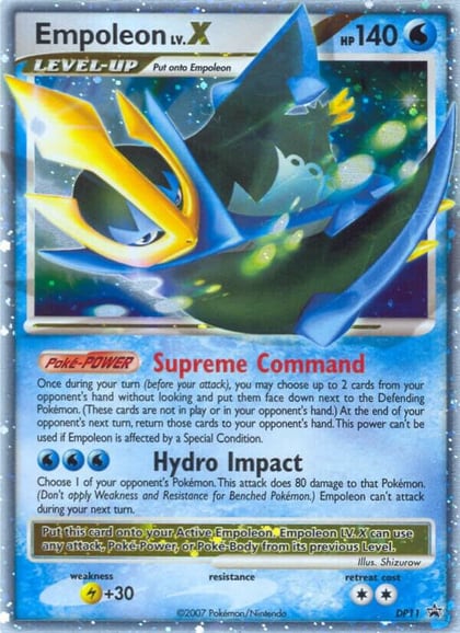 Empoleon LV.X - DP11, Diamond and Pearl Promos DP11