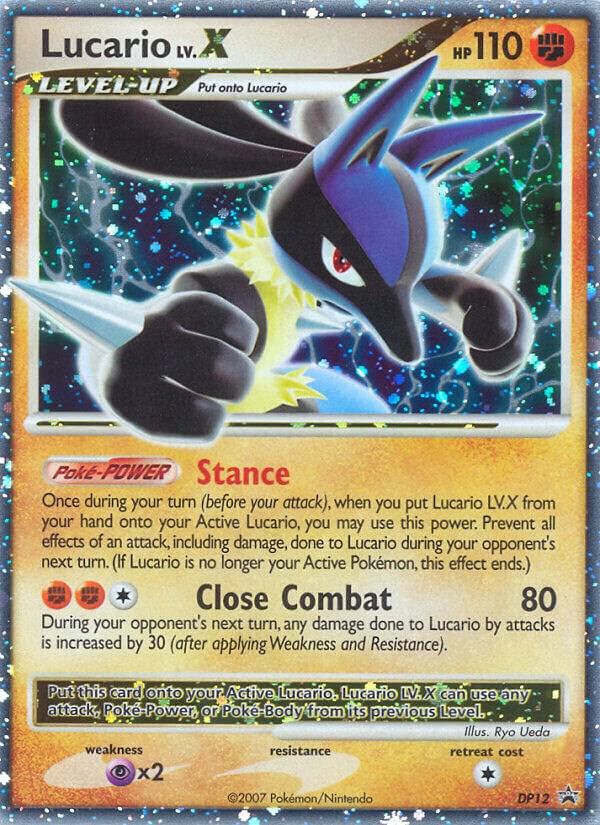 Lucario LV.X - DP12, Diamond and Pearl Promos DP12