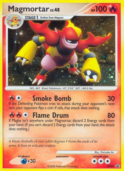 Magmortar - DP20, Diamond and Pearl Promos DP20