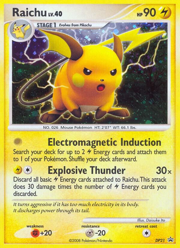 Raichu - DP21, Diamond and Pearl Promos DP21