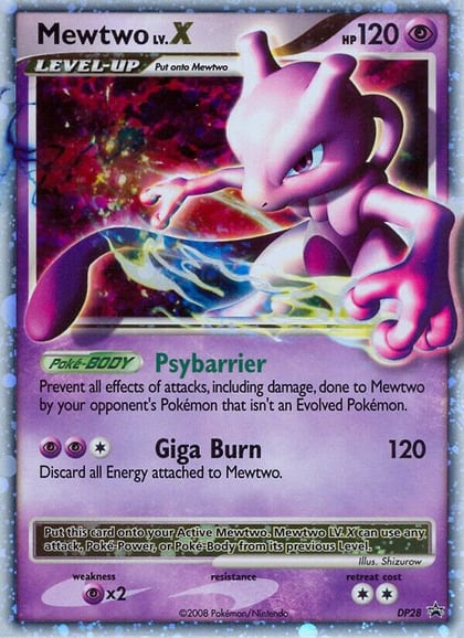 Mewtwo LV.X - DP28, Diamond and Pearl Promos DP28