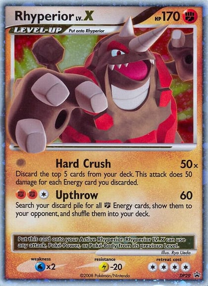 Rhyperior LV.X - DP29, Diamond and Pearl Promos DP29