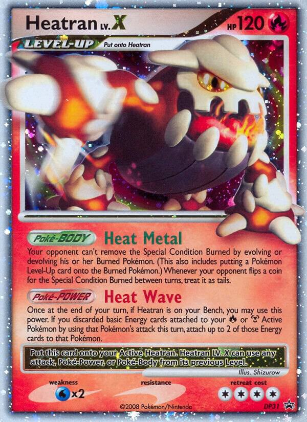 Heatran LV.X - DP31, Diamond and Pearl Promos DP31