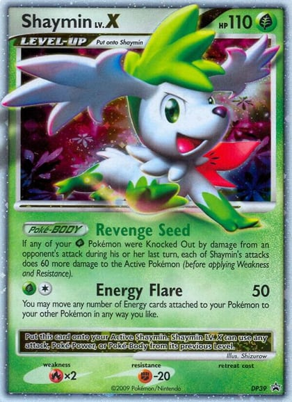 Shaymin LV.X - DP39, Diamond and Pearl Promos DP39