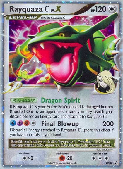 Rayquaza C LV.X - DP47, Diamond and Pearl Promos DP47