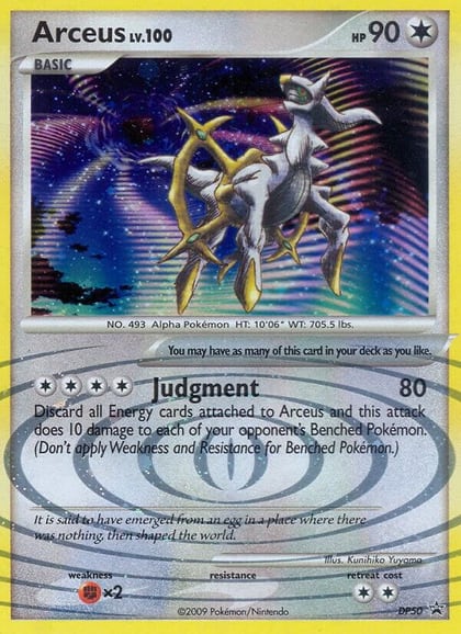 Arceus - DP50, Diamond and Pearl Promos DP50