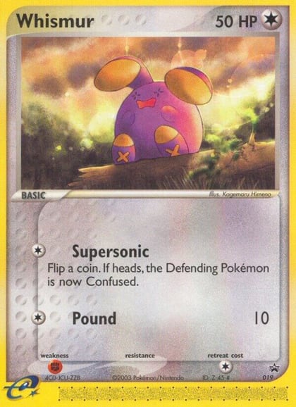 Whismur - 019 (Target Promo), Nintendo Promos 019