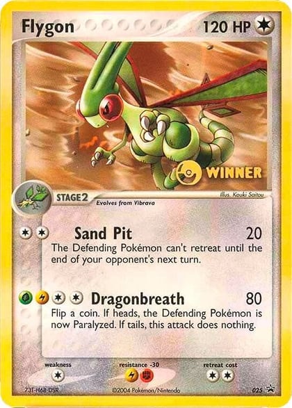 Flygon - 025 (e-League) [Winner], Nintendo Promos 025