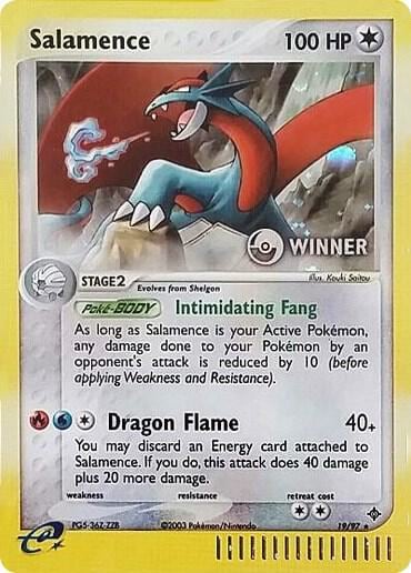 Salamence - 19/97 (e-League) [Winner], Nintendo Promos 19/97
