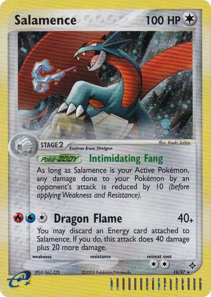 Salamence - 19/97 (e-League), Nintendo Promos 19/97