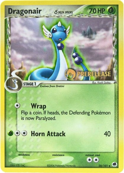 Dragonair (Delta Species) - 28/101 (Prerelease), Nintendo Promos 28/101