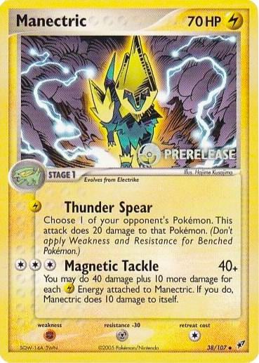Manectric - 38/107 (Prerelease), Nintendo Promos 38/107
