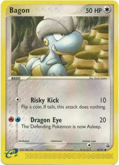 Bagon - 50/97 (Black Star), Nintendo Promos 50/97