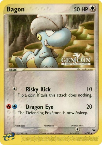 Bagon - 50/97 (Gen Con 2004 Promo), Nintendo Promos 50/97