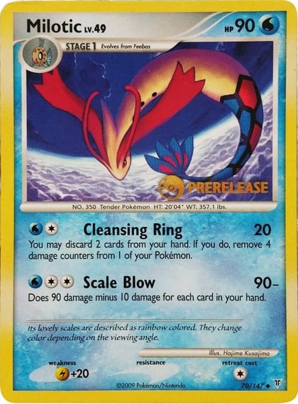 Milotic - 70/147 (Prerelease), Nintendo Promos 70/147