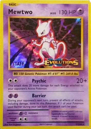 Mewtwo - 51/108 (Prerelease) [Staff], XY Promos 51/108