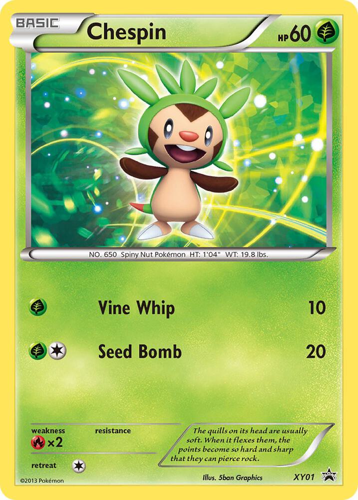 Chespin - XY01, XY Promos XY01