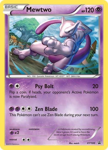Mewtwo - XY100, XY Promos XY100