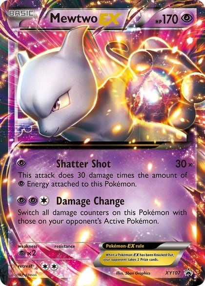 Mewtwo EX - XY107, XY Promos XY107