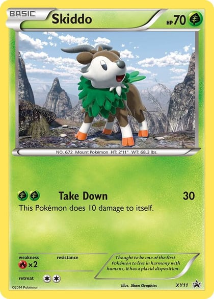 Skiddo - XY11, XY Promos XY11