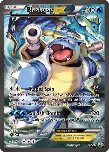 Blastoise EX - XY122, XY Promos XY122