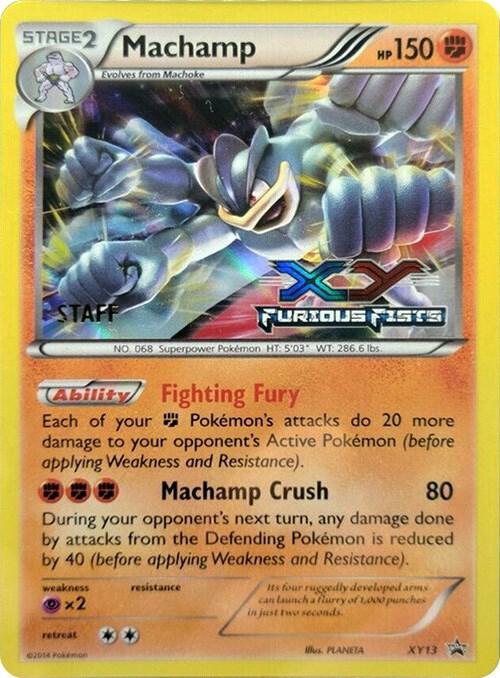 Machamp - XY13 (Prerelease) [Staff], XY Promos XY13