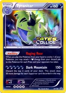 Tyranitar - XY130 (Prerelease) [Staff], XY Promos XY130