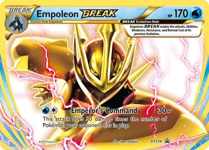 Empoleon BREAK, XY Promos XY134