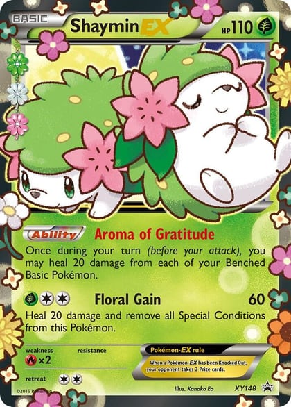 Shaymin EX, XY Promos XY148