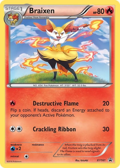 Braixen - XY161, XY Promos XY161