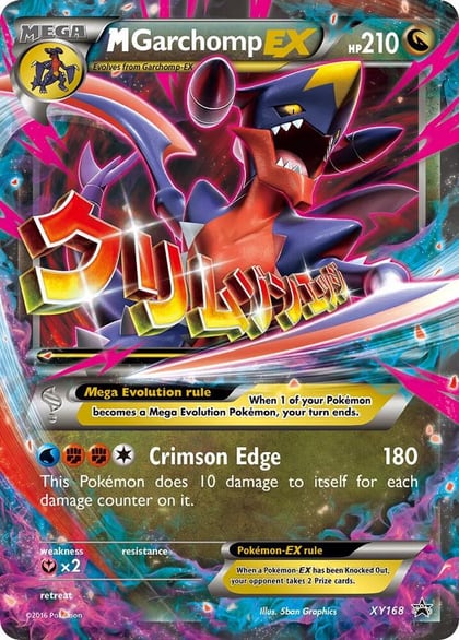M Garchomp EX - XY168, XY Promos XY168