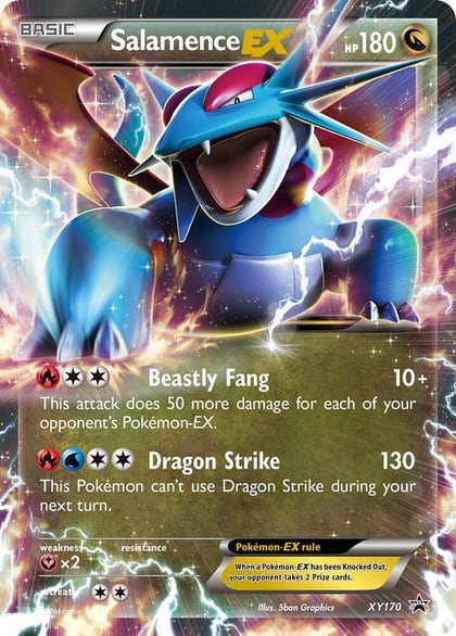 Salamence EX - XY170, XY Promos XY170