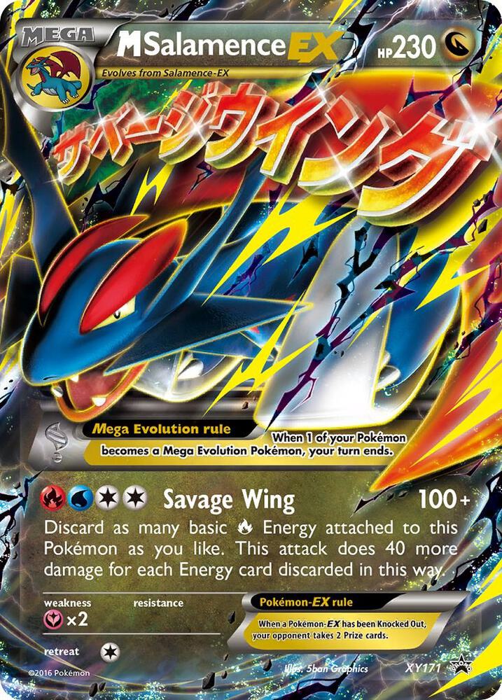 M Salamence EX - XY171, XY Promos XY171