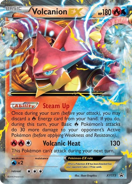 Volcanion EX, XY Promos XY173