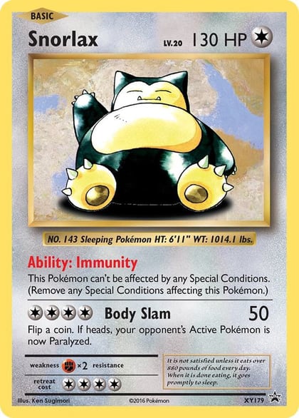 Snorlax - XY179, XY Promos XY179