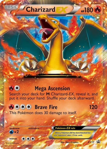 Charizard EX - XY17, XY Promos XY17