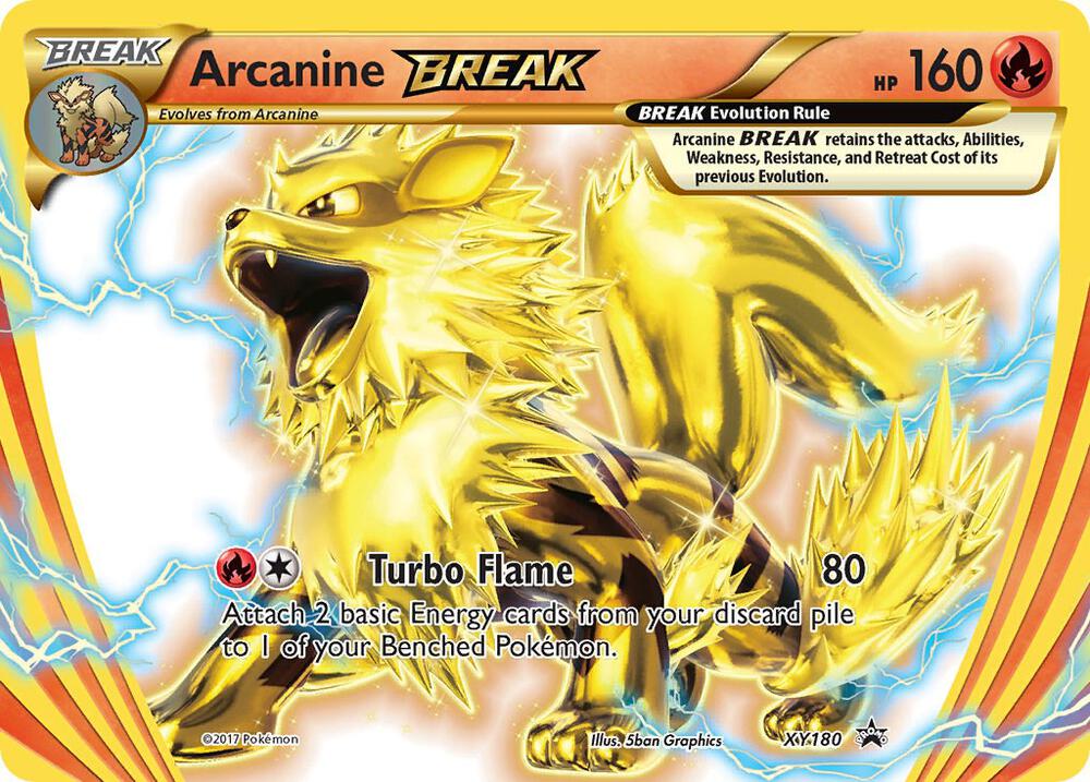 Arcanine BREAK - XY180, XY Promos XY180
