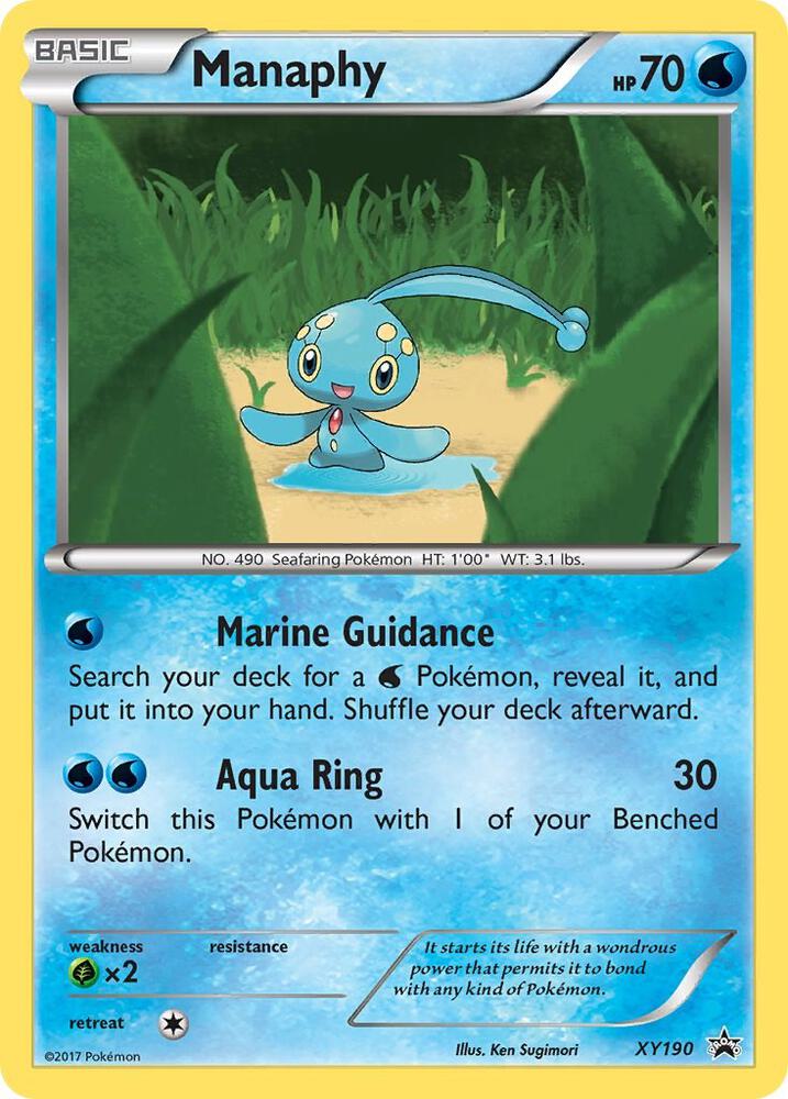 Manaphy - XY190, XY Promos XY190
