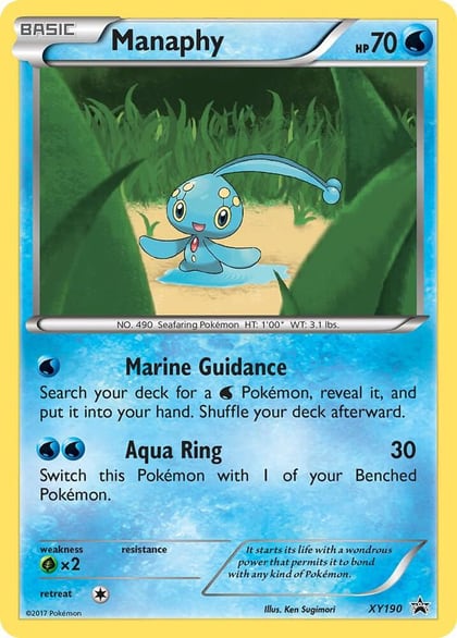 Manaphy - XY190, XY Promos XY190