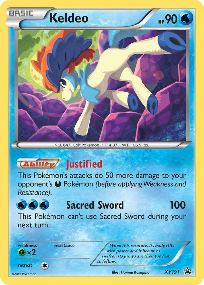 Keldeo - XY191, XY Promos XY191