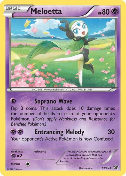 Meloetta - XY193, XY Promos XY193