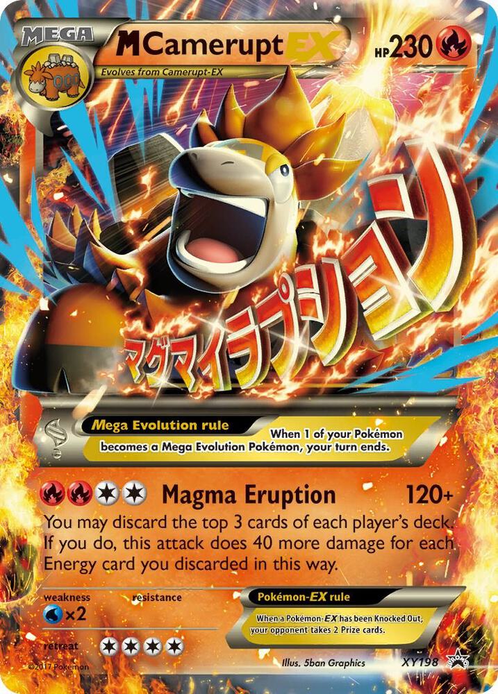 M Camerupt EX - XY198, XY Promos XY198