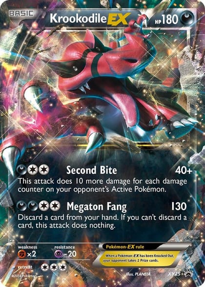 Krookodile EX - XY25, XY Promos XY25