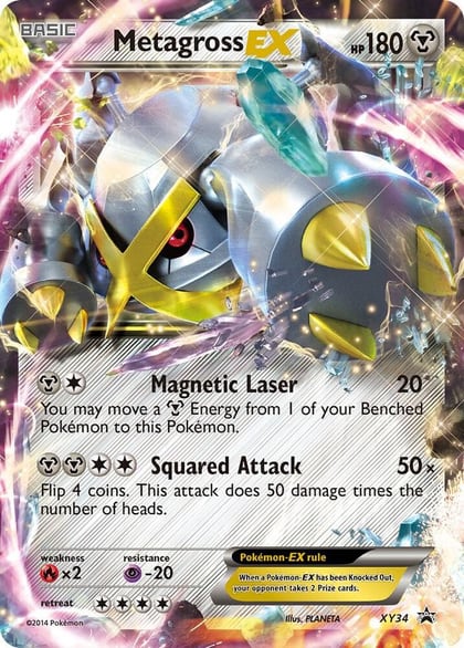 Metagross EX (Shiny), XY Promos XY34